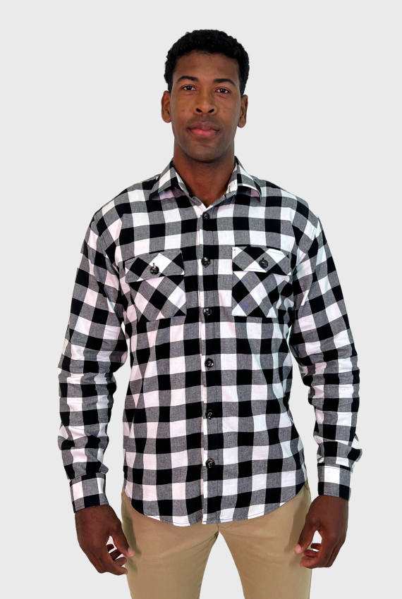 Camisa ML Xadrez Flanela Overshirt