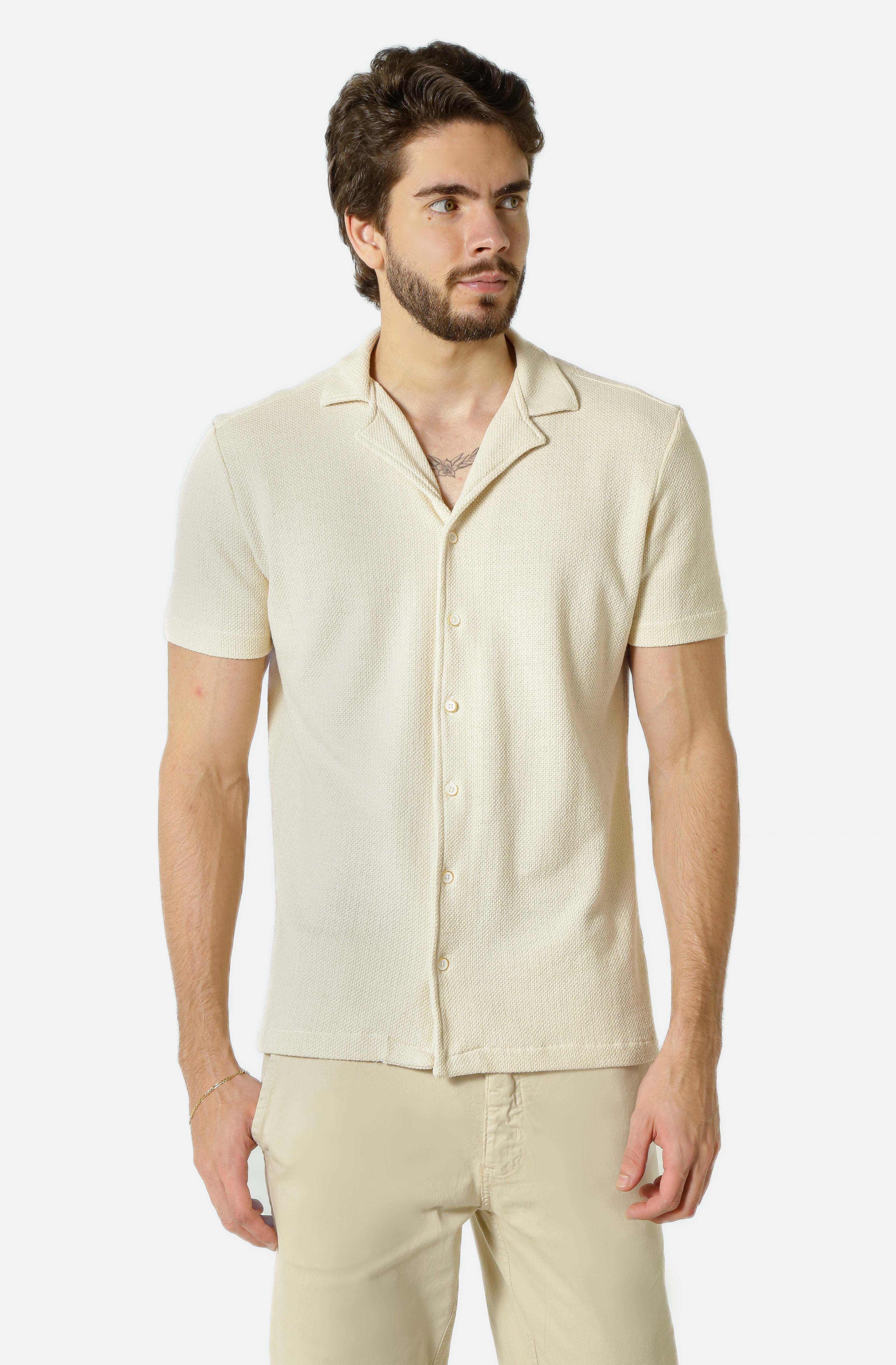 Camisa Positano MC Gola Esporte Textura
