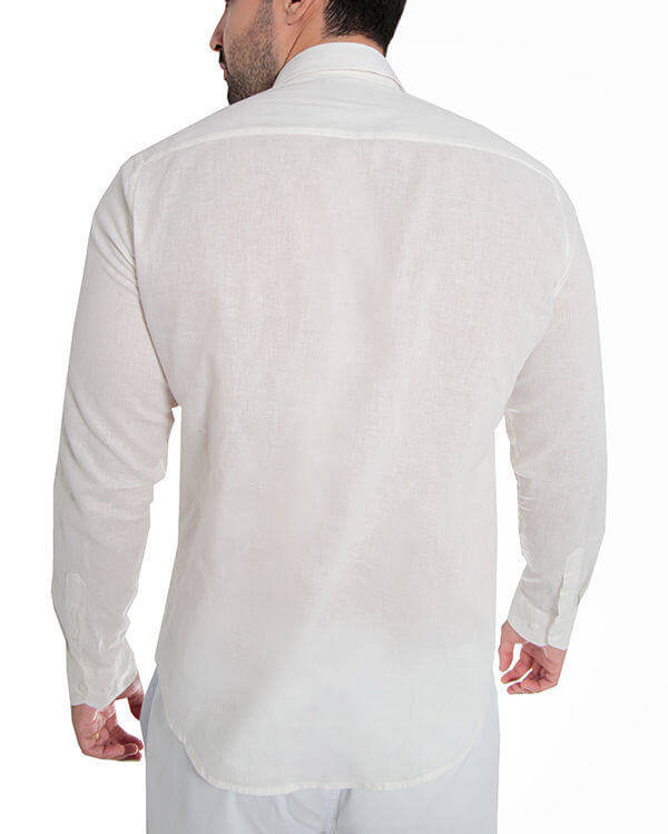 Camisa ML Linho Slim Tech