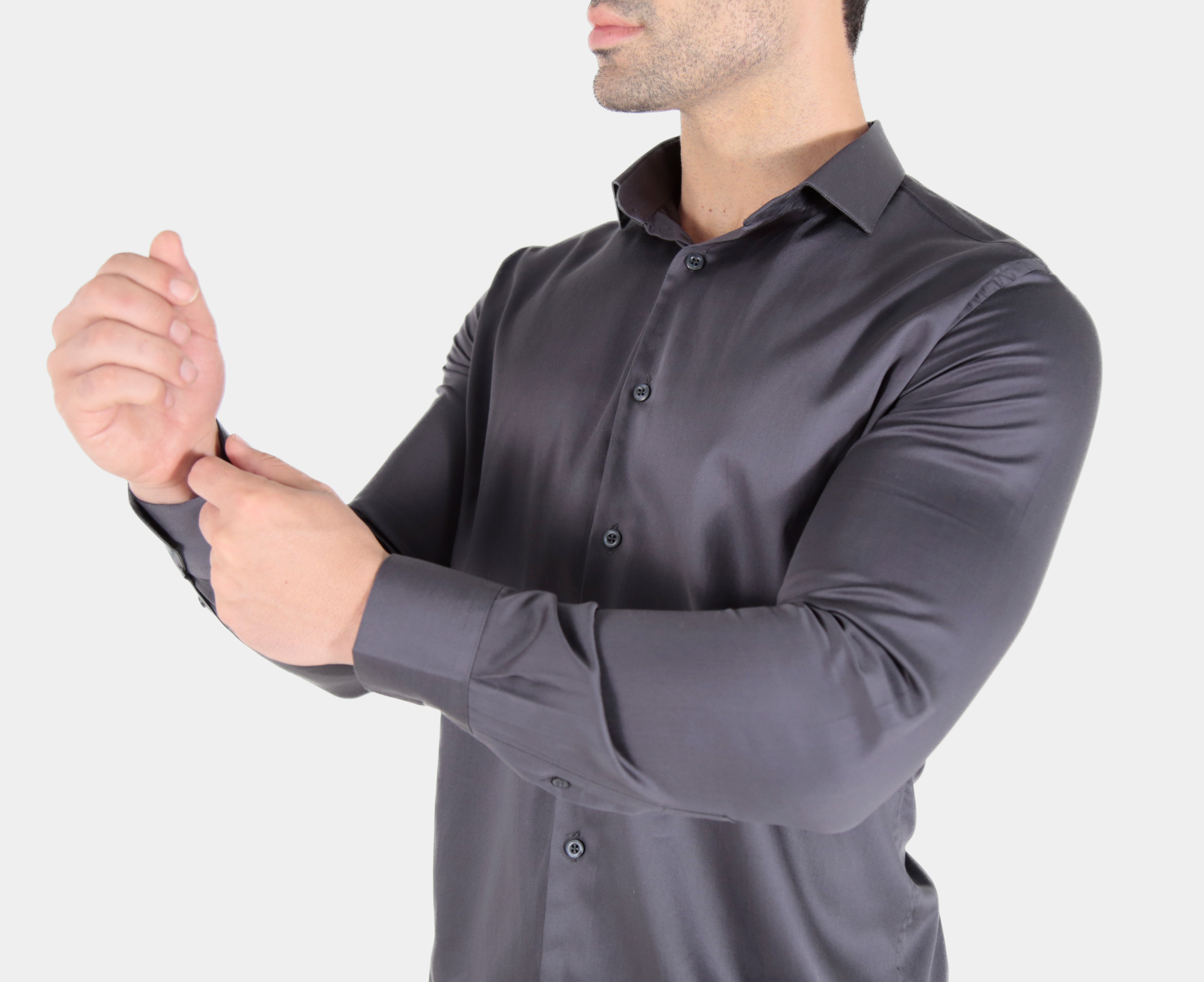 Camisa ML Slim Tech Algodão Egípcio