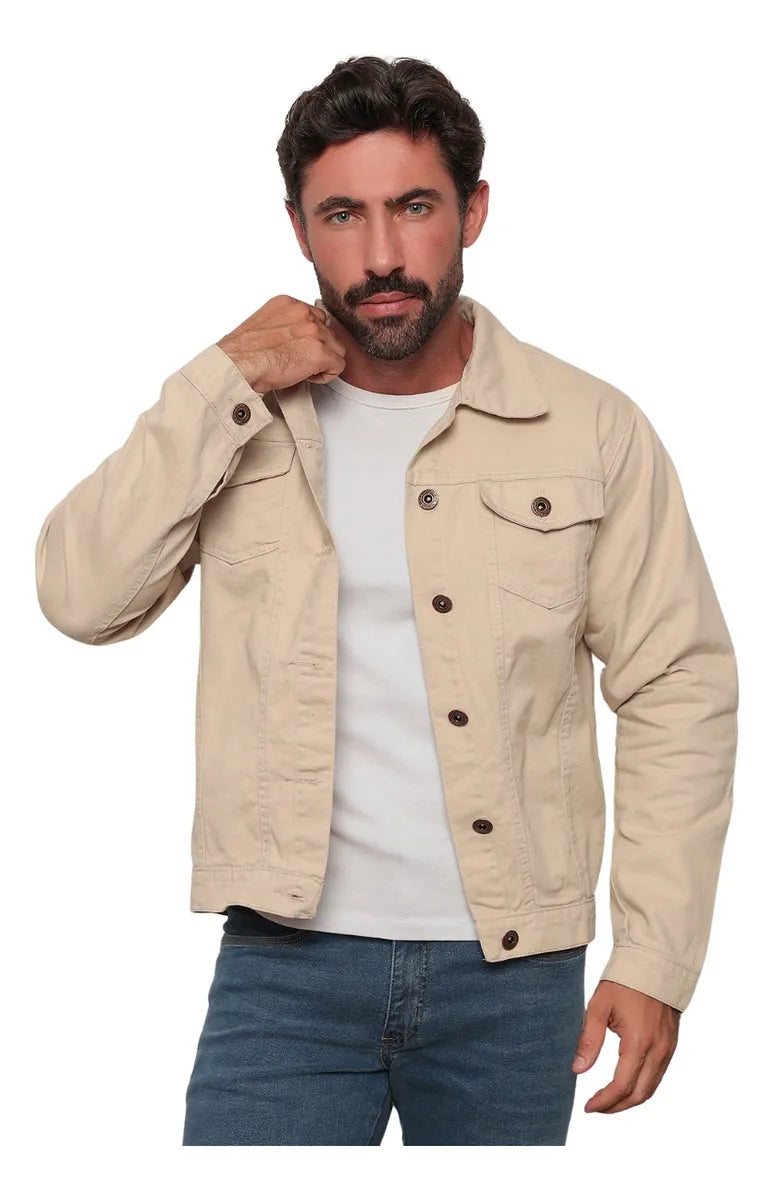 Jaqueta Turin Off White Jeans Premium