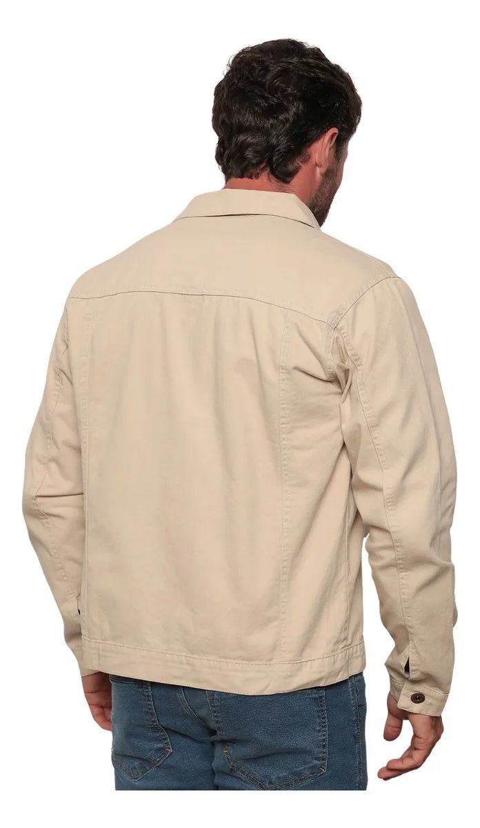 Jaqueta Turin Off White Jeans Premium