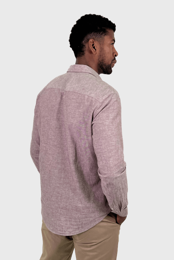 Camisa ML Linho Slim Tech