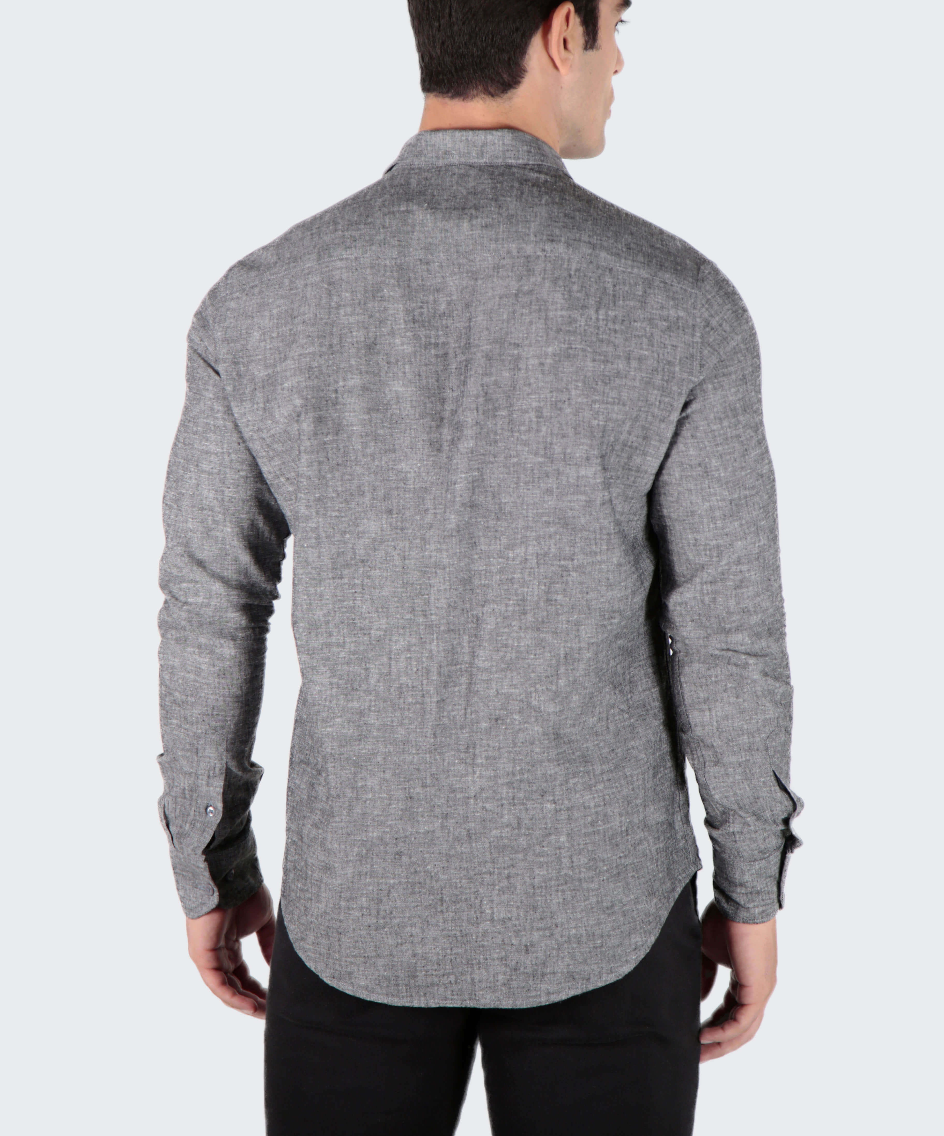 Camisa ML Linho Slim Tech