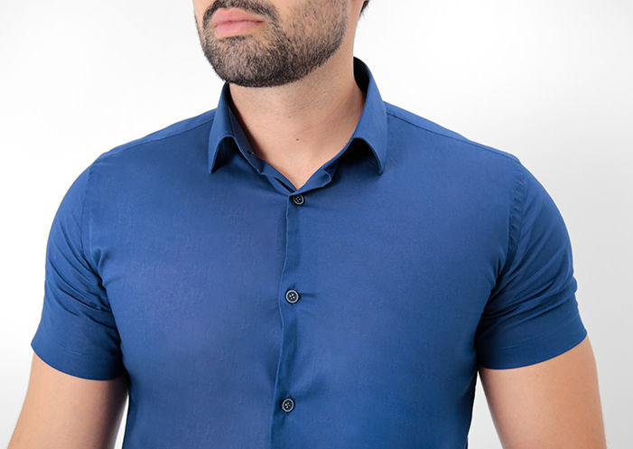 Camisa MC Slim Tech Algodão Egípcio