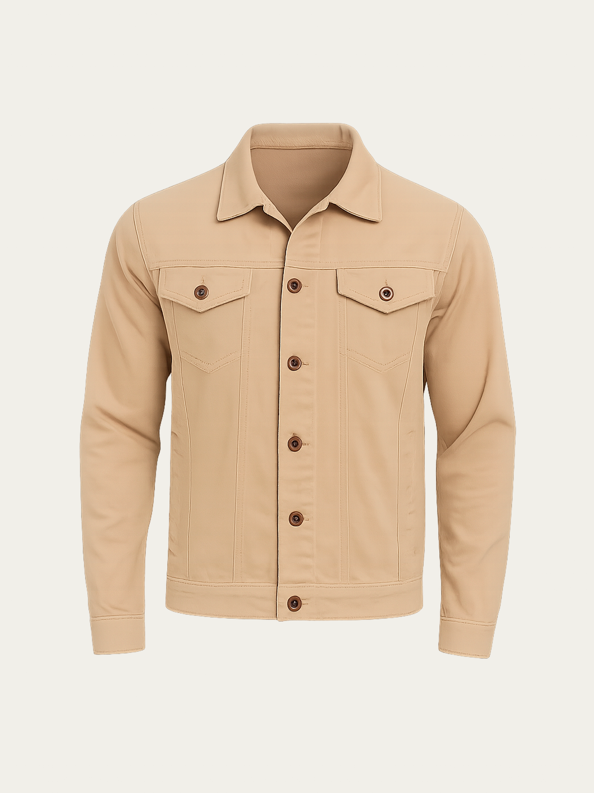 Jaqueta Turin Off White Jeans Premium
